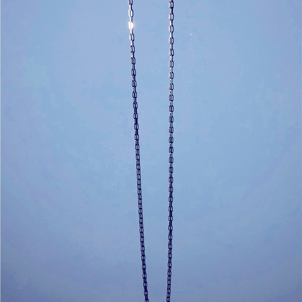 Stunning 30” Stella & Dot Sterling Silver Chain, Small Link Style
